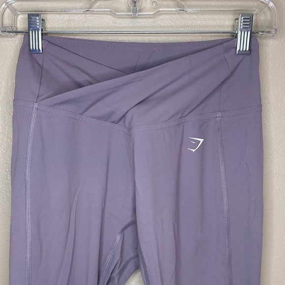Gymshark Women’s Crossover Leggings Size Small Slate - Picture 3 of 7